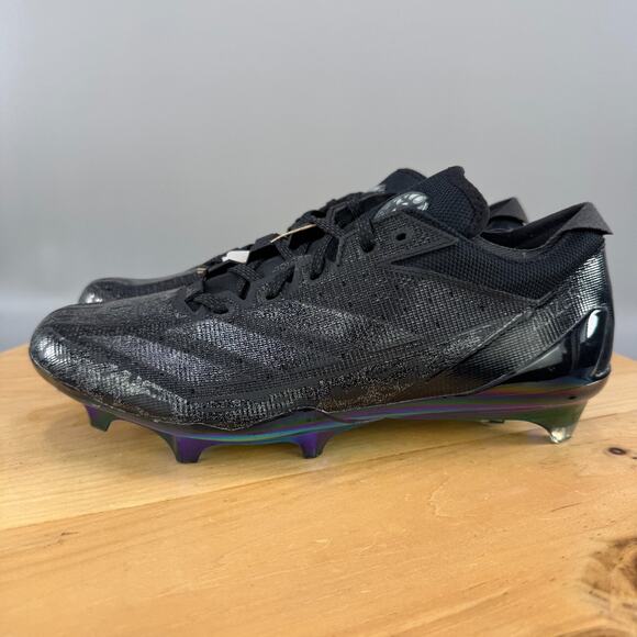 Mens 6 / Womens 7 - Adidas Adizero Electric Speed Juice Black Football Cleats - Picture 3 of 9